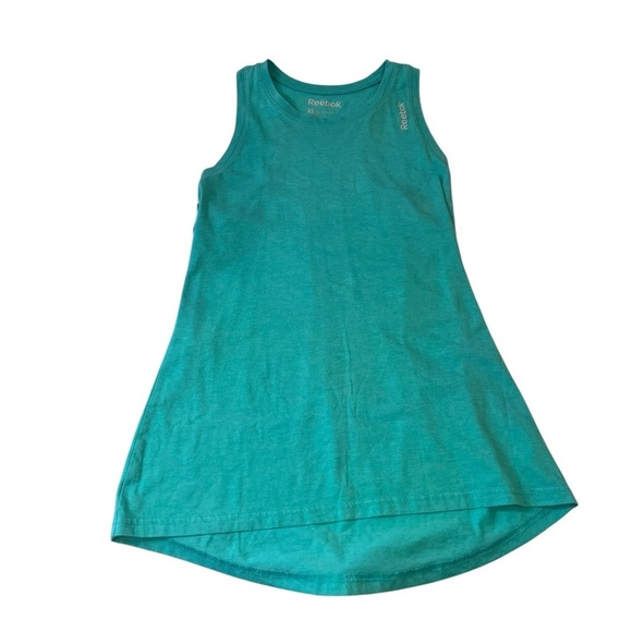 🧁 Women's XS Mint Green Racerback Workout Tank Top Reebok - Picture 1 of 5